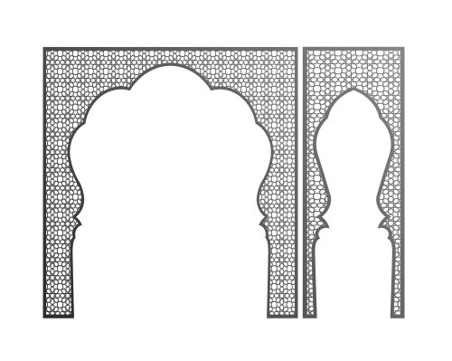 резные арки и перегородки в арабском стиле
